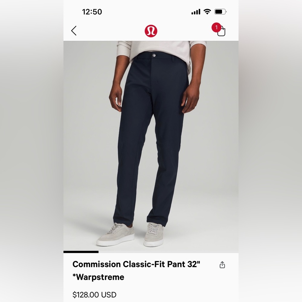 Lululemon Commission Classic-Fit Pant